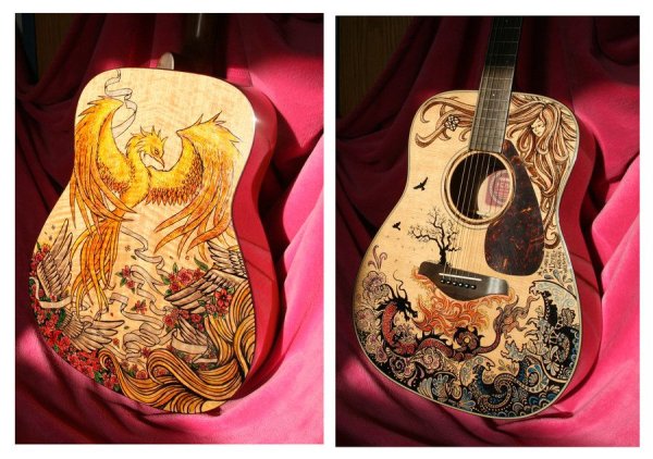 Роспись гитары
