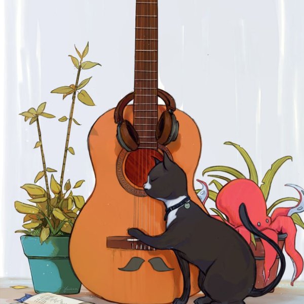 Гитара рисунок