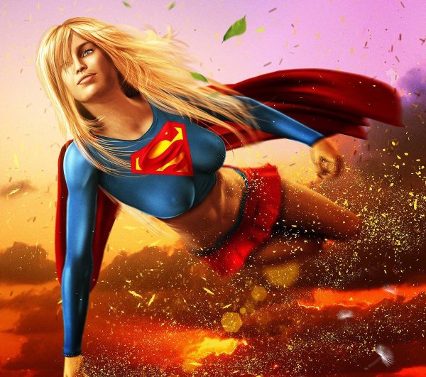 Девушка супергероя
