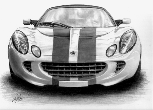 Бугатти ЧИРОН рисунок