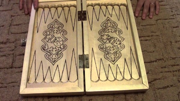 Нарды Выжигание по дереву