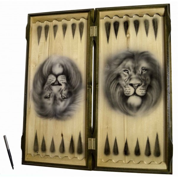 Нарды малые "Лев" 400х200х33 086s