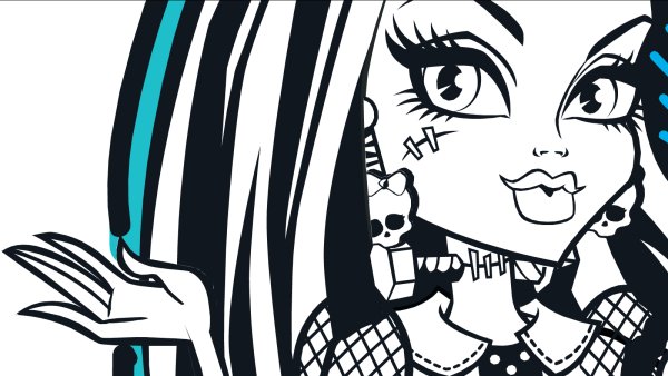 Раскраски Монстер Хай Фрэнки Штейн