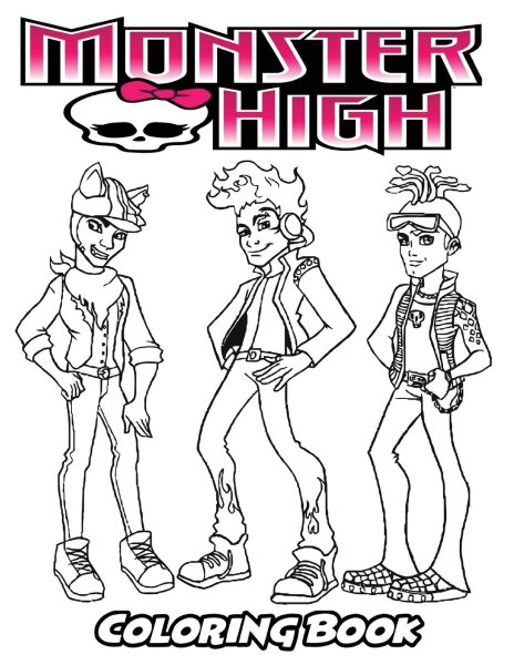 Раскраска Монстер Хай Клод Вульф