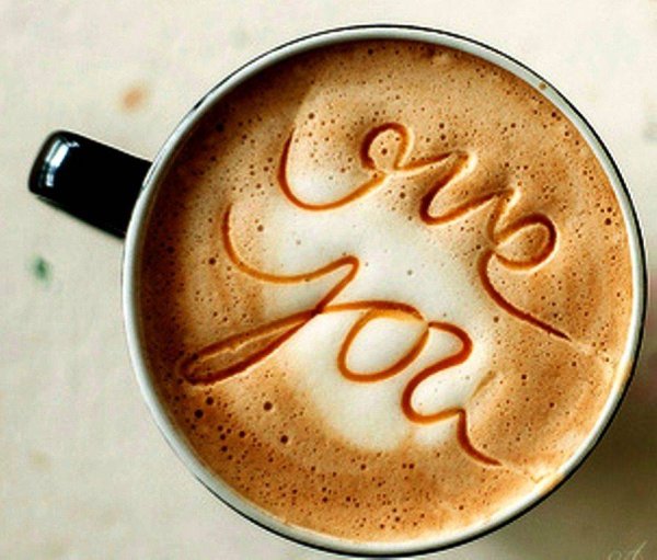 Рисование на кофейной пенке