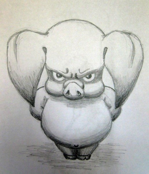 Мультяшные рисунки для срисовки