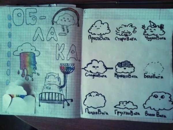 Прикольные рисуночки для личного дневника