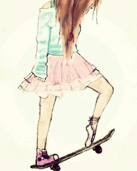 Классные девочки для срисовки