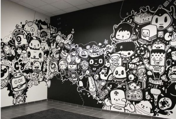 Рисунки на стену в комнату