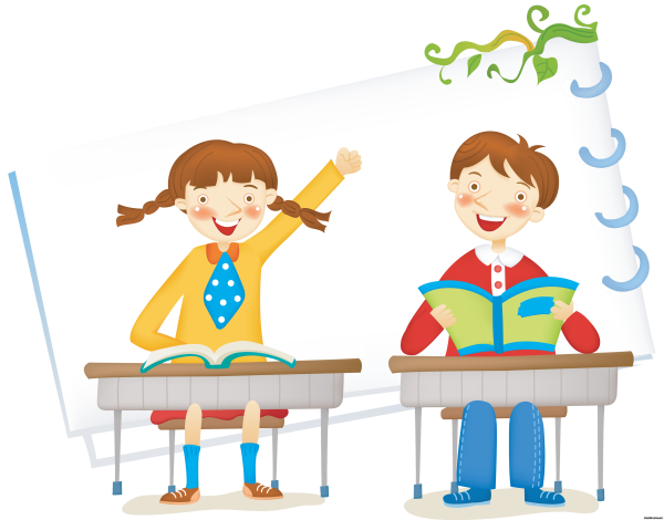 Занятия в школе рисунок