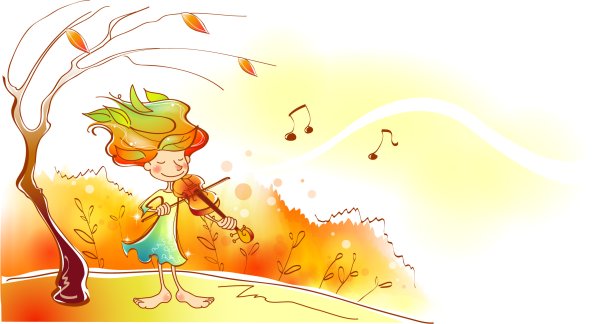 Осень мультяшный