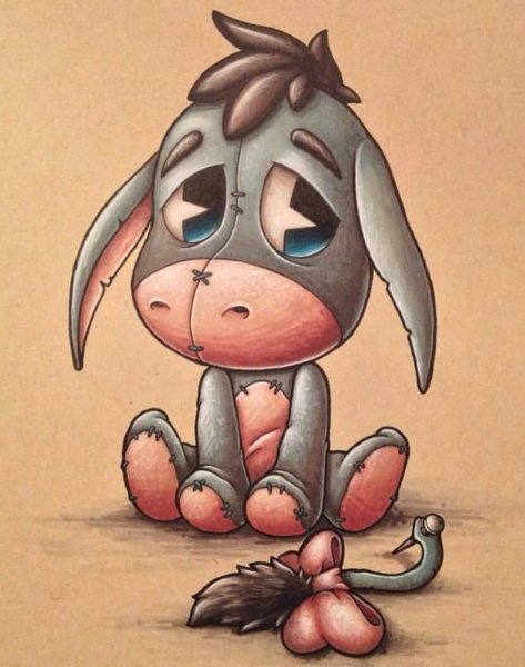 Король Лев скетч маркерами