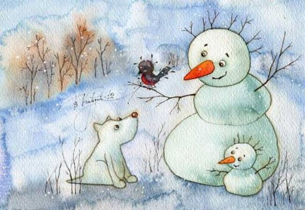 Виктория Кирдий Снеговики