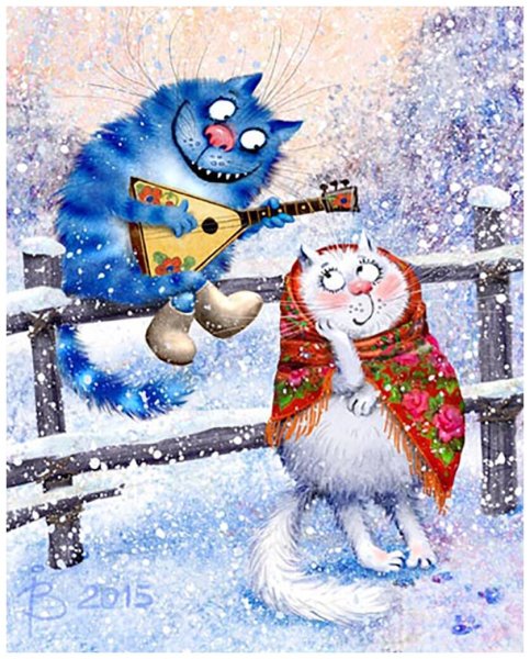 Картины Ирины Зенюк коты