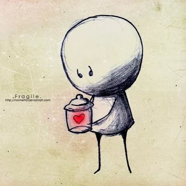 Человечек рисунок карандашом