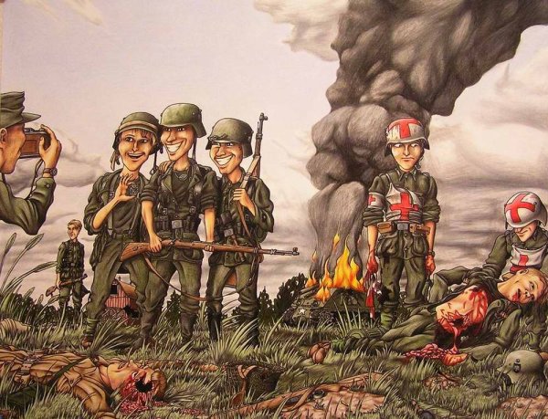 Рисунки на военную тему