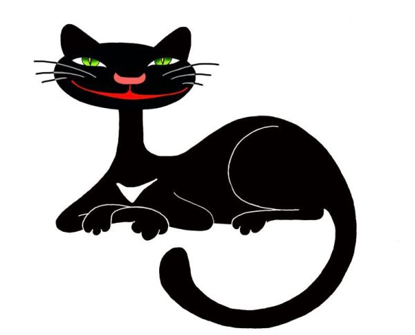 Рисунки кошек прикольные