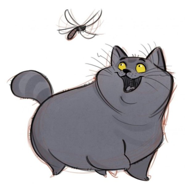 Коты рисунки