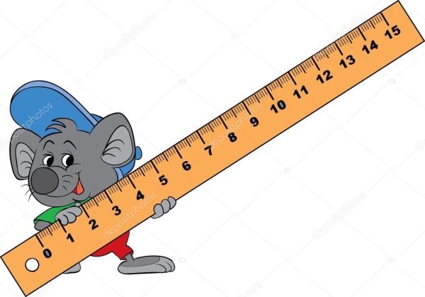 Линейка мультяшная