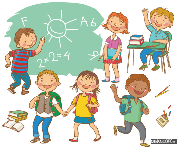 Дружные дети мультяшная