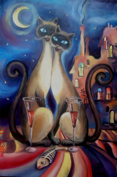 Кошки в живописи