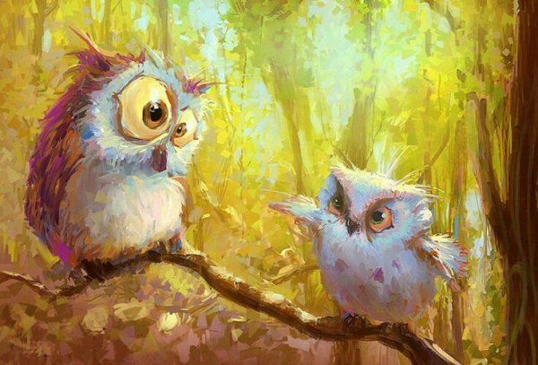 Акварели художника Tilen ti.