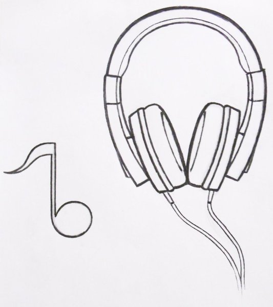 Раскраска наушники