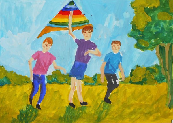 Рисование летние каникулы