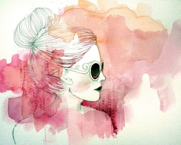 Рисунки акварелью