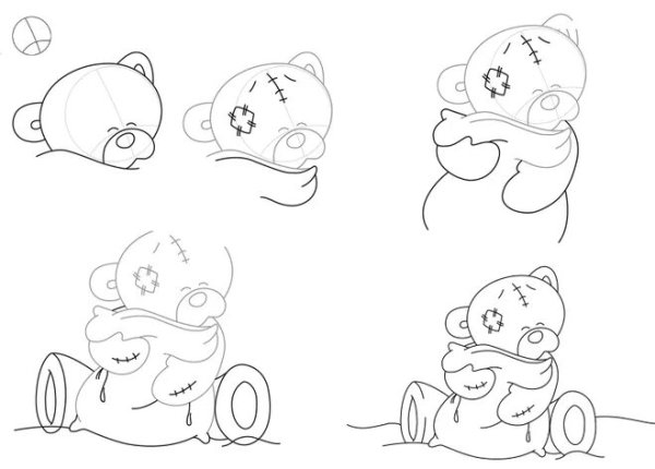 Поэтапное рисование покемонов