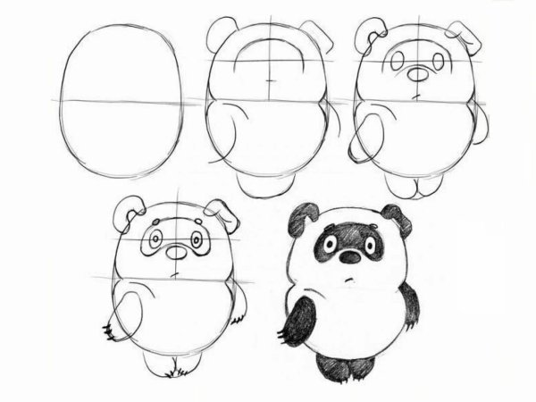 Рисунки карандашом в тетради