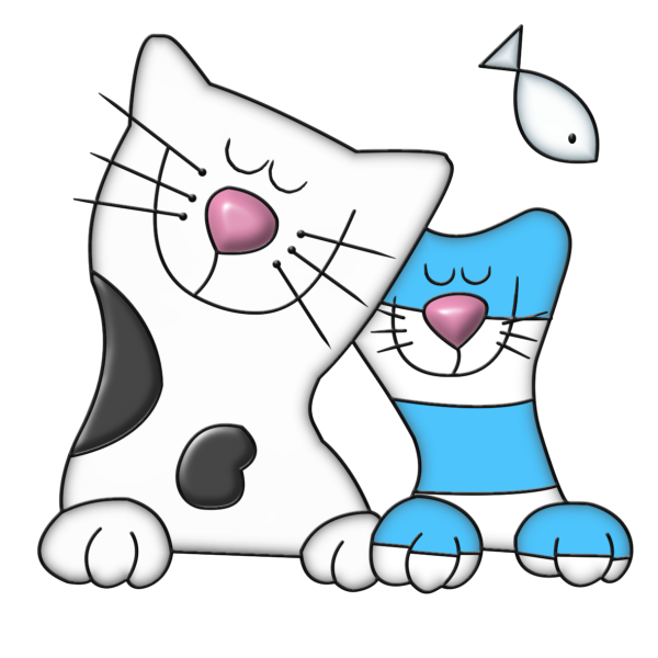 Котики мультяшные