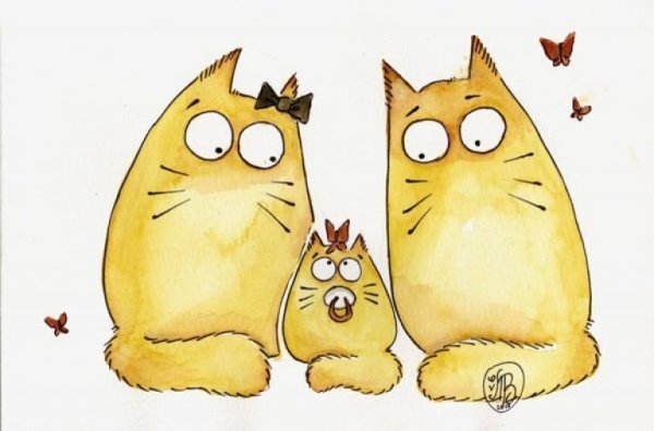 Котенок рисунок