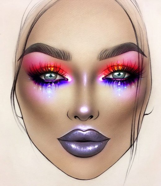 Макияж для рисования