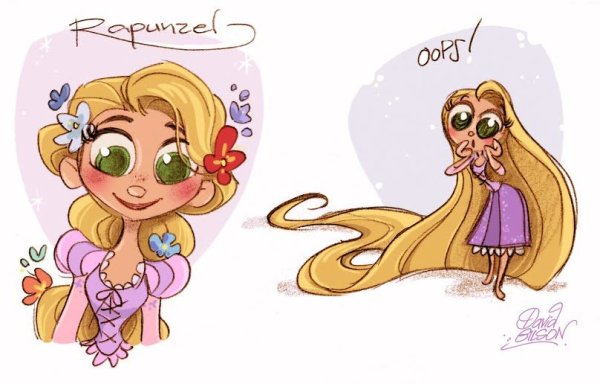 Рапунцель рисунок