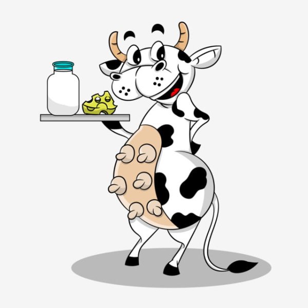 Мультяшные коровы прикольные