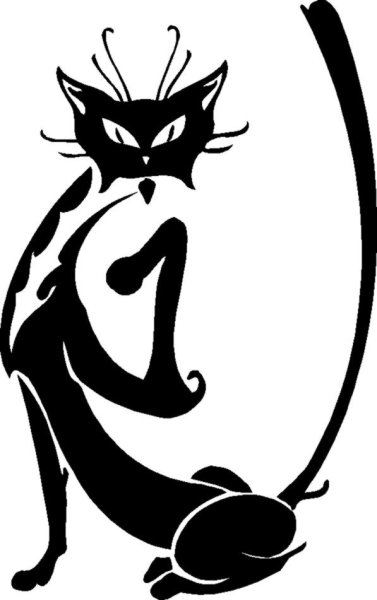 Графическое изображение кошки