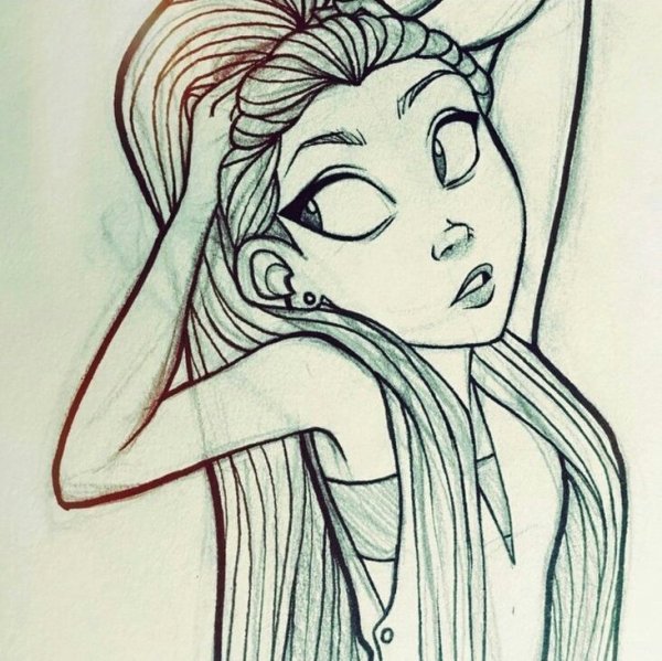 Рисунки для срисовки животные