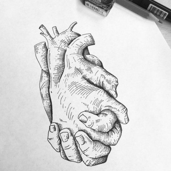 Ладонь эскиз