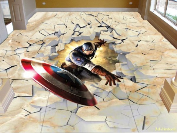Линолеум с 3d эффектом