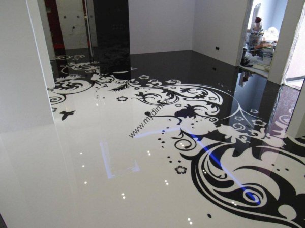 Самонивелирующийся наливной пол 3д