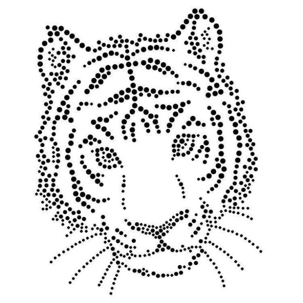 Трафареты для страз по точкам