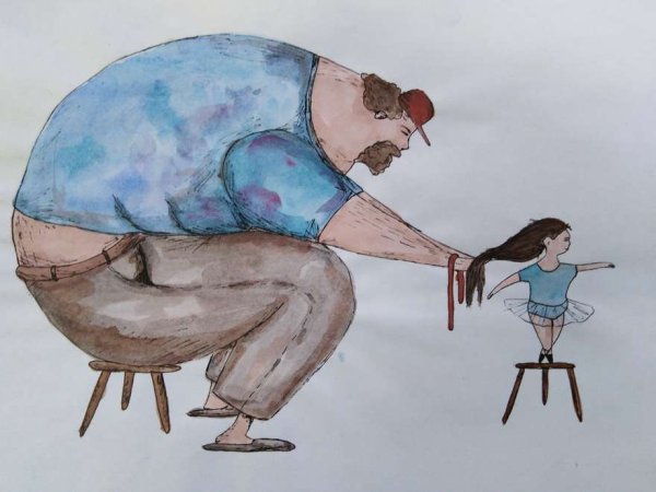 Отец рисунок