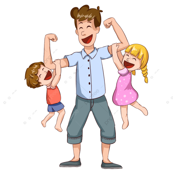 Папа и ребенок иллюстрация
