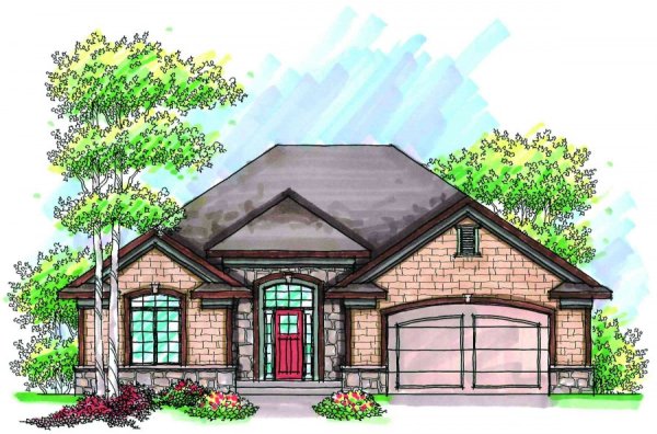 Нарисовать фасад дома