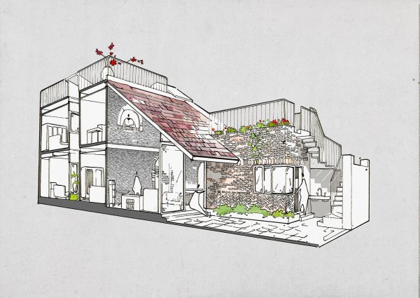 Коттедж скетч