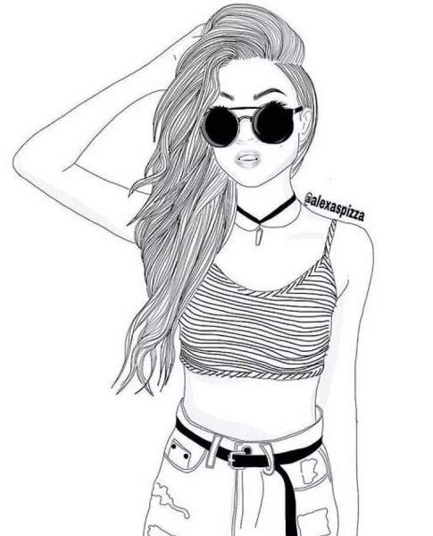 Крутые раскраски для девочек