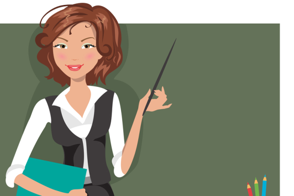 Рисунок учителя карандашом