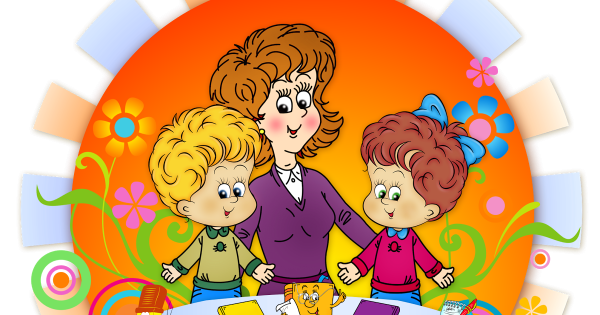 Вожатый с детьми рисунок