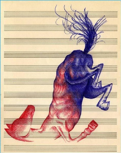 Простые рисунки в тетради